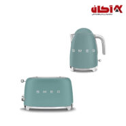 کتری و توستر برقی اسمگ رنگ سبز مات-00