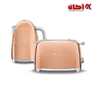 کتری و توستر برقی اِسمگ رنگ رزگلد-00