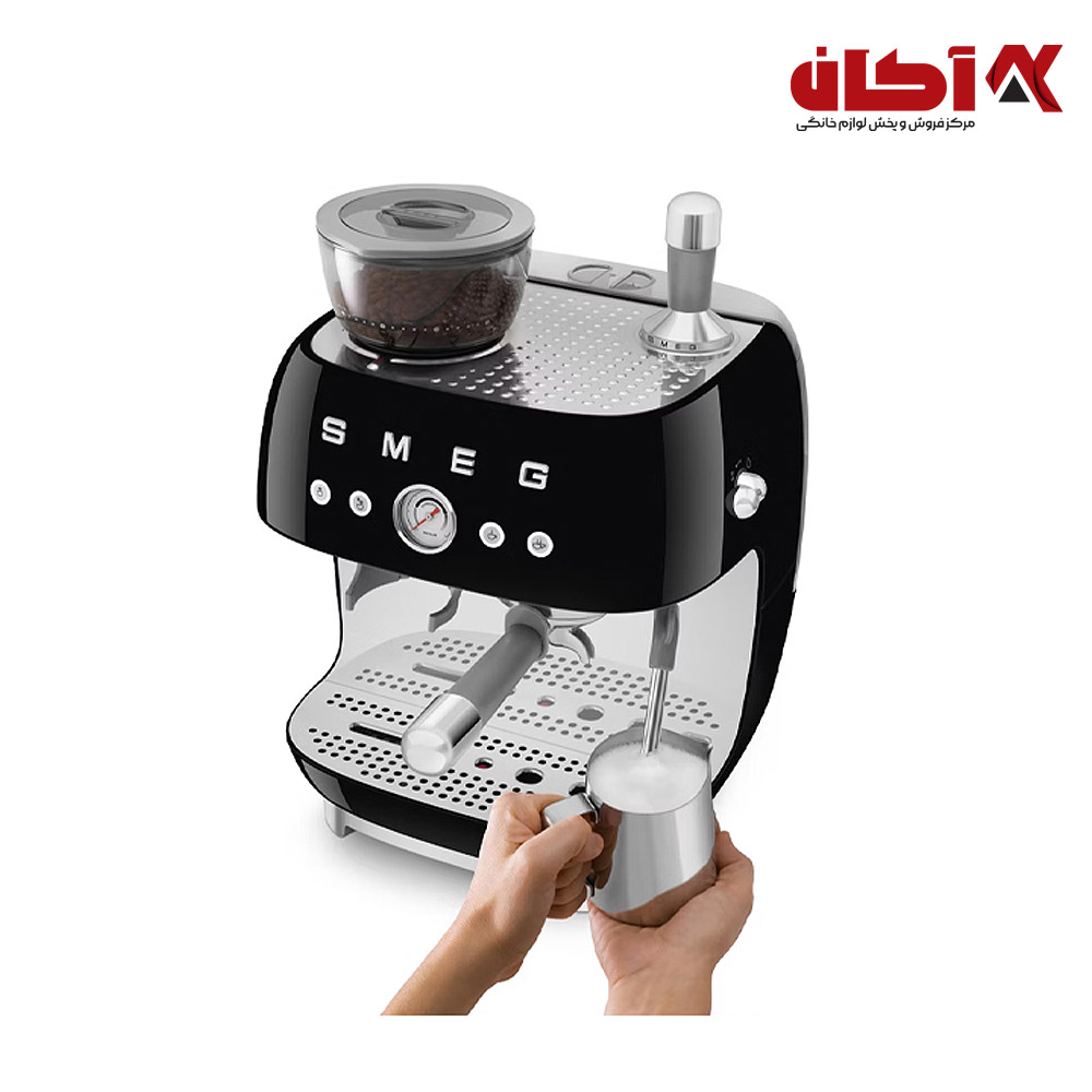 اسپرسو ساز آسیاب دار مشکی اسمگ مدل EGF03 2 اسپرسو ساز آسیاب دار مشکی اسمگ مدل EGF03-01