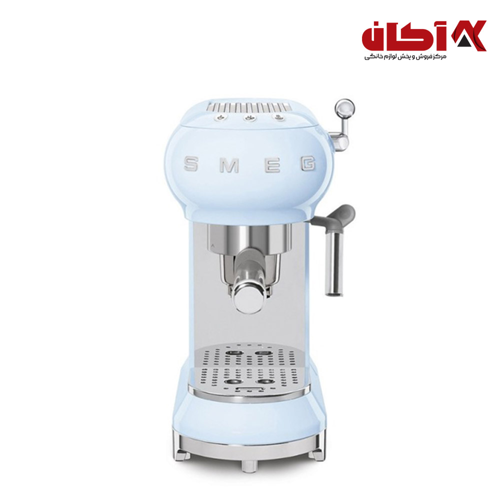 اسپرسو ساز اسمگ رنگ آبی مدل ECF01 1 اسپرسو ساز اسمگ رنگ آبی مدل ECF01