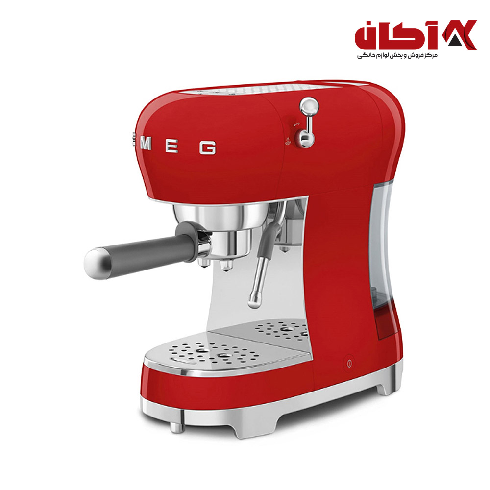 اسپرسو ساز اسمگ رنگ قرمز مدل ECF02 1 اسپرسو ساز اسمگ رنگ قرمز مدل ECF02