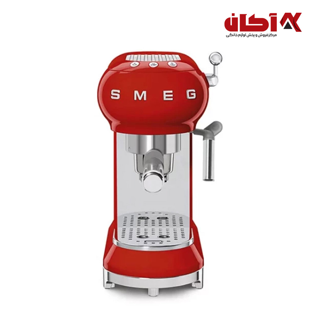 اسپرسو ساز رنگ قرمز اسمگ مدل ECF01 3 اسپرسو ساز رنگ قرمز اسمگ مدل ECF01