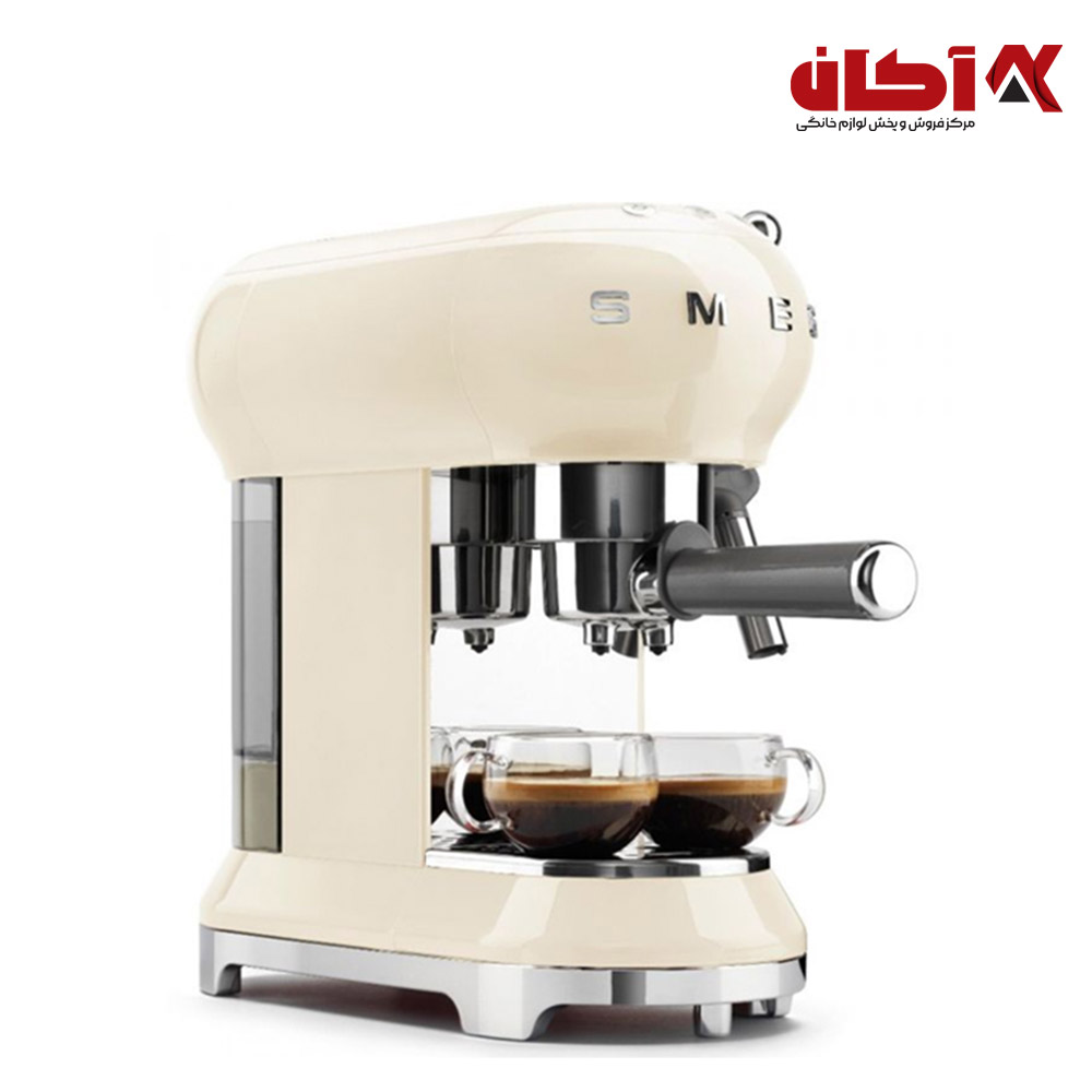 اسپرسو ساز رنگ کرم اسمگ مدل ECF01 2 01