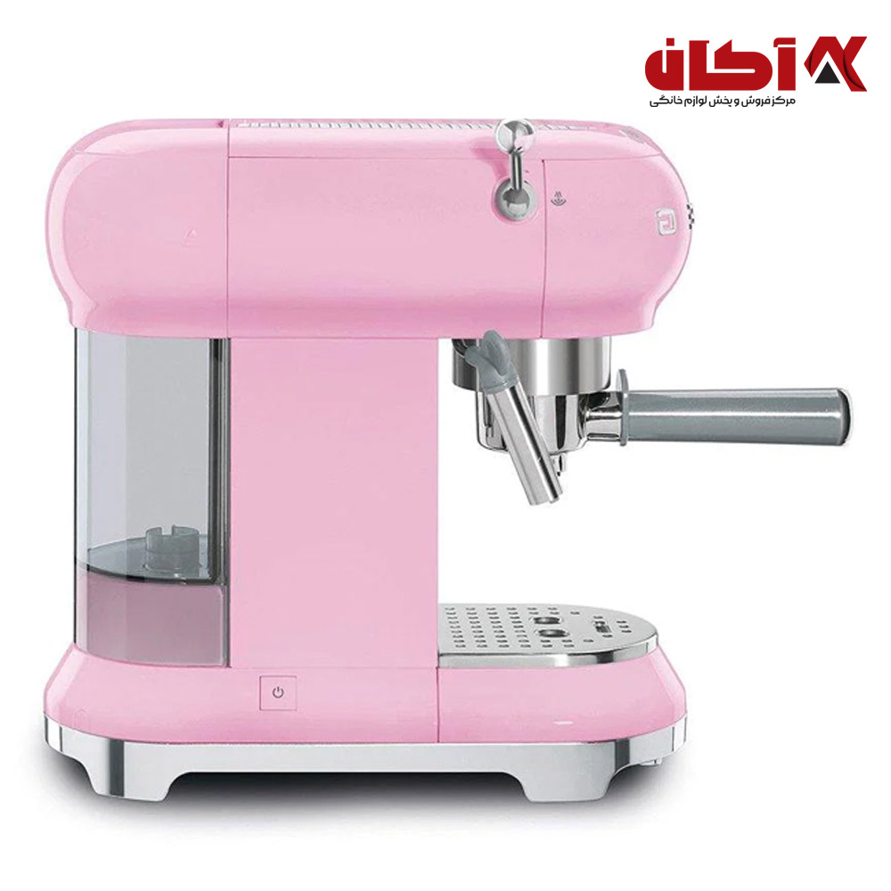 اسپرسو ساز صورتی اسمگ مدل ECF01 2 اسپرسو ساز صورتی اسمگ مدل ECF01
