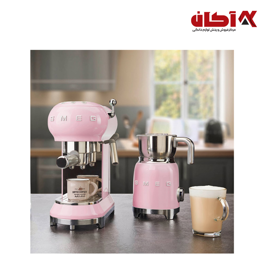 اسپرسو ساز صورتی اسمگ مدل ECF01 3 03