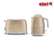 کتری و توستر برقی اِسمگ رنگ طلایی مات-00